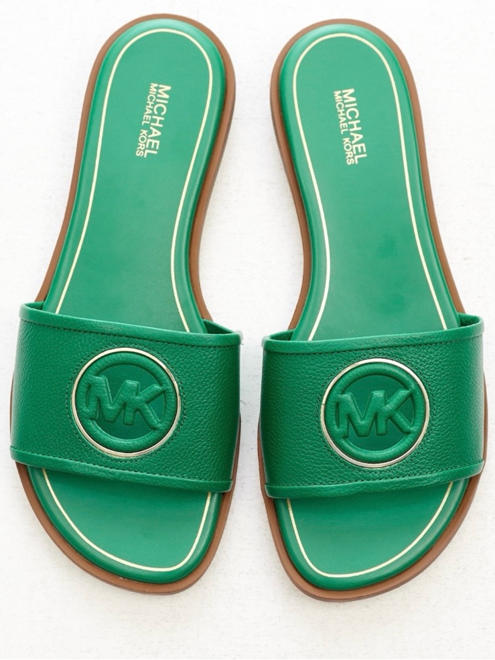 Michael Kors MK PALMETTO DEANNA CUT OUT SLIDE - Picture 2 of 4